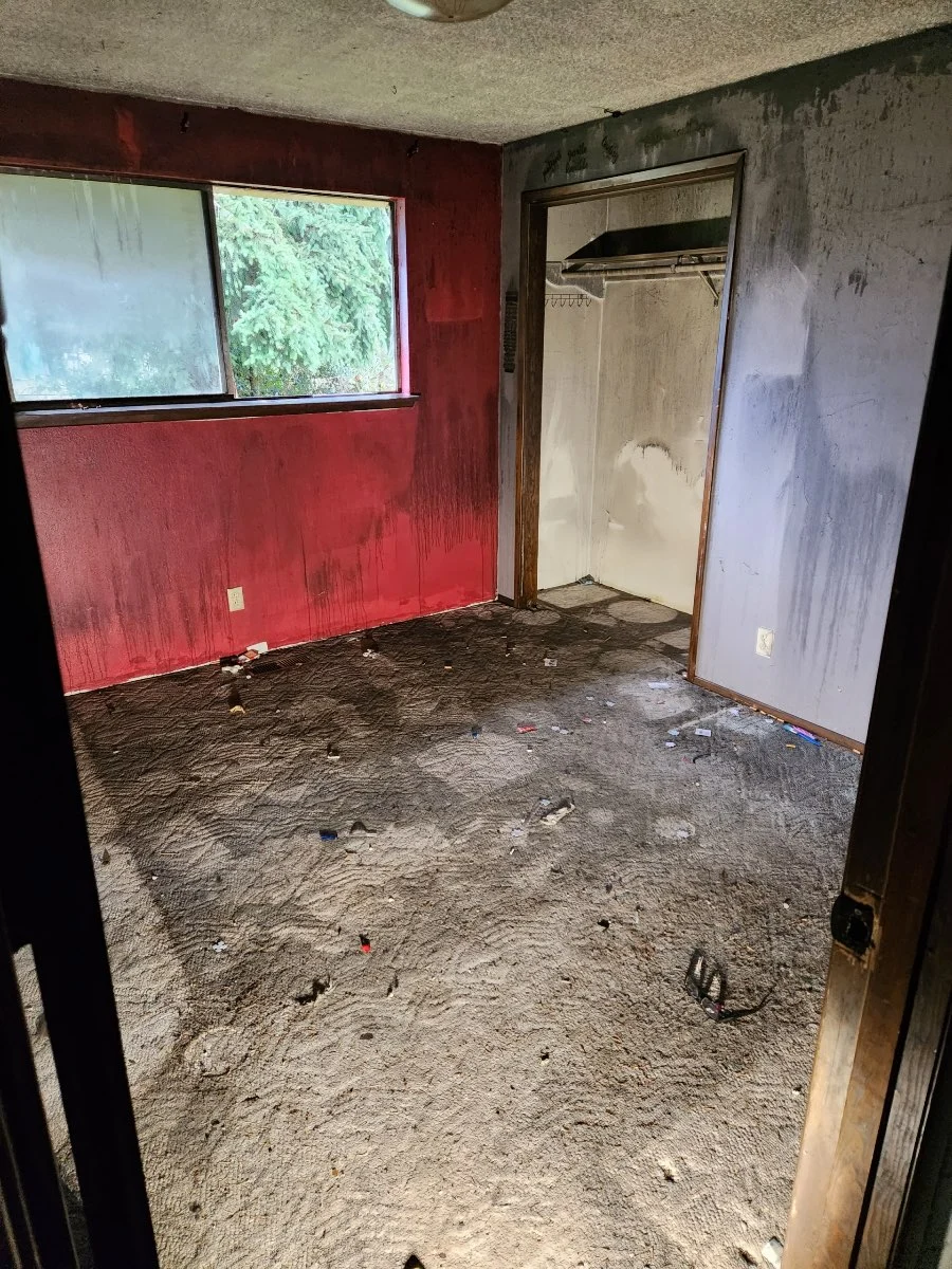 fire damaged room West Virginia